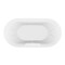 Atlantis Whirlpools Royale 34 x 67 Oval Freestanding Whirlpool Bathtub 3467RW - alternate 4